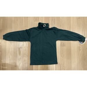 NWT VTG Green Bay Packers Kids 10/12 TurtleNeck Long Sleeve Shirt Boys Girls